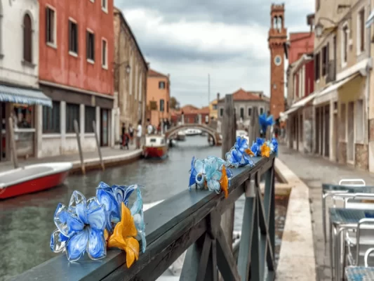 murano private tour glass flowers canal clock tower