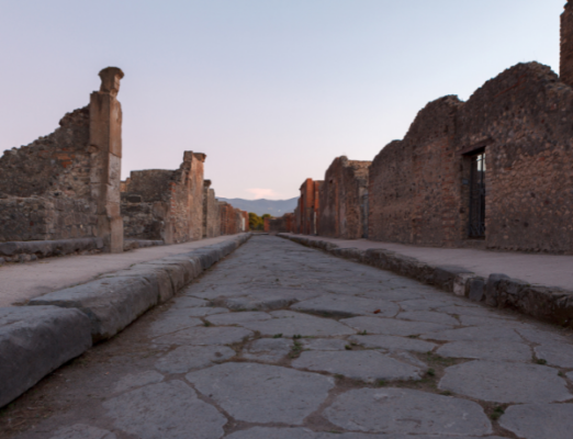 Pompeii tramonto