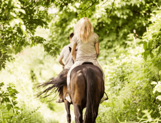 Passeggiata a cavallo