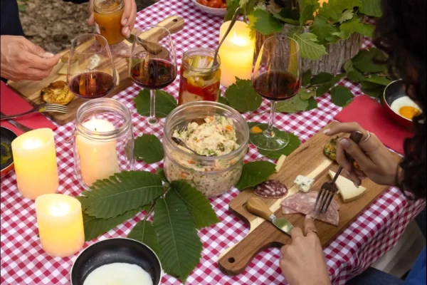 langhe piedmont luxury private tour gourmet dinner outdoor dining