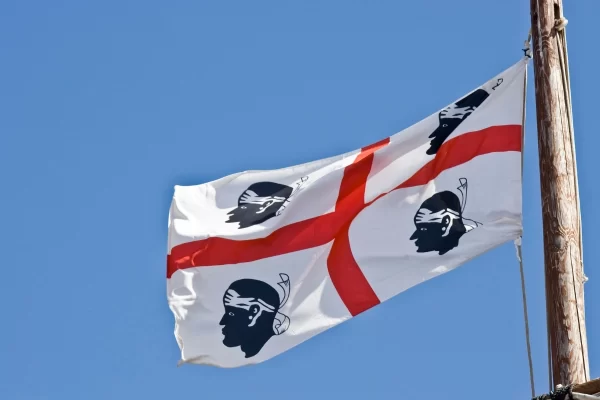 sardinia four moors flag traditional symbol