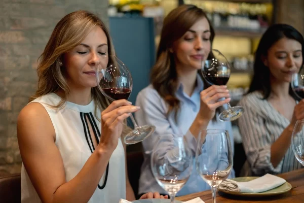 valpolicella amarone wine tasting women
