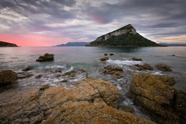 coast private tour sunset kayak rocky island